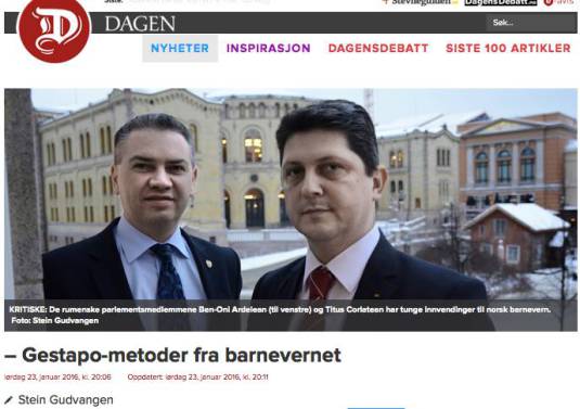 Ben-Oni Ardelean si Titus Corlatean citati in DAGEN